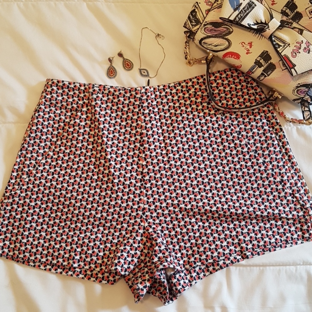 Zara high waist shorts